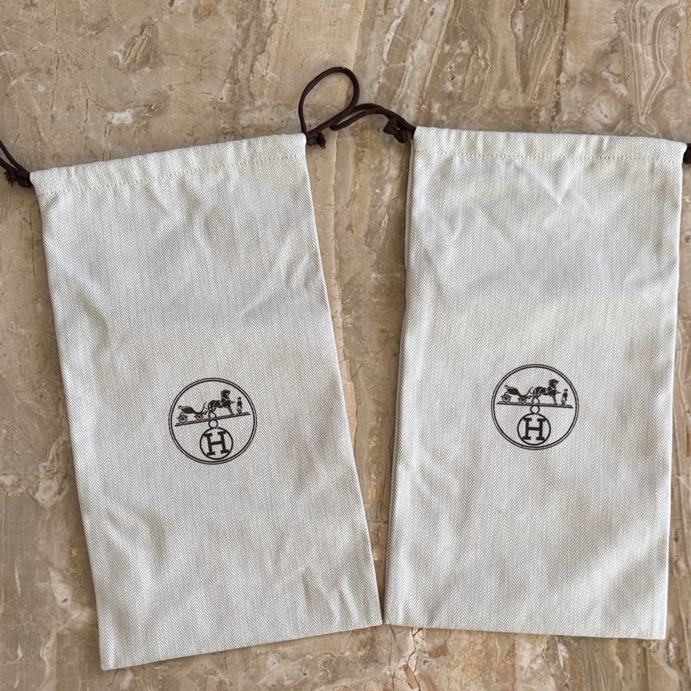 Hermes Dust Bags in Cream